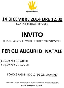 Pranzo di Natale - Pallamano Oderzo